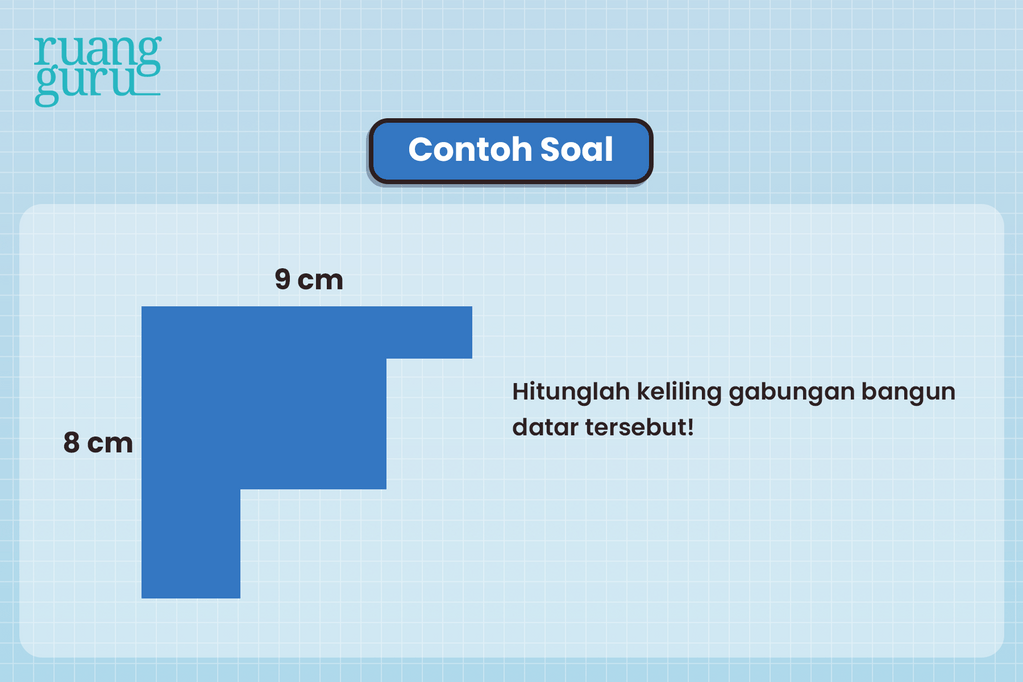 Cara Mencari Keliling Gabungan Bangun Datar Matematika Kelas